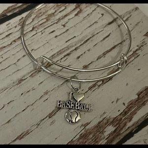 I love baseball bracelet